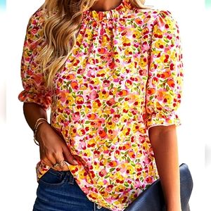 Women's Summer Boho Top NWOT